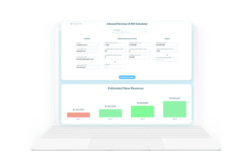 A picture of a report calculator